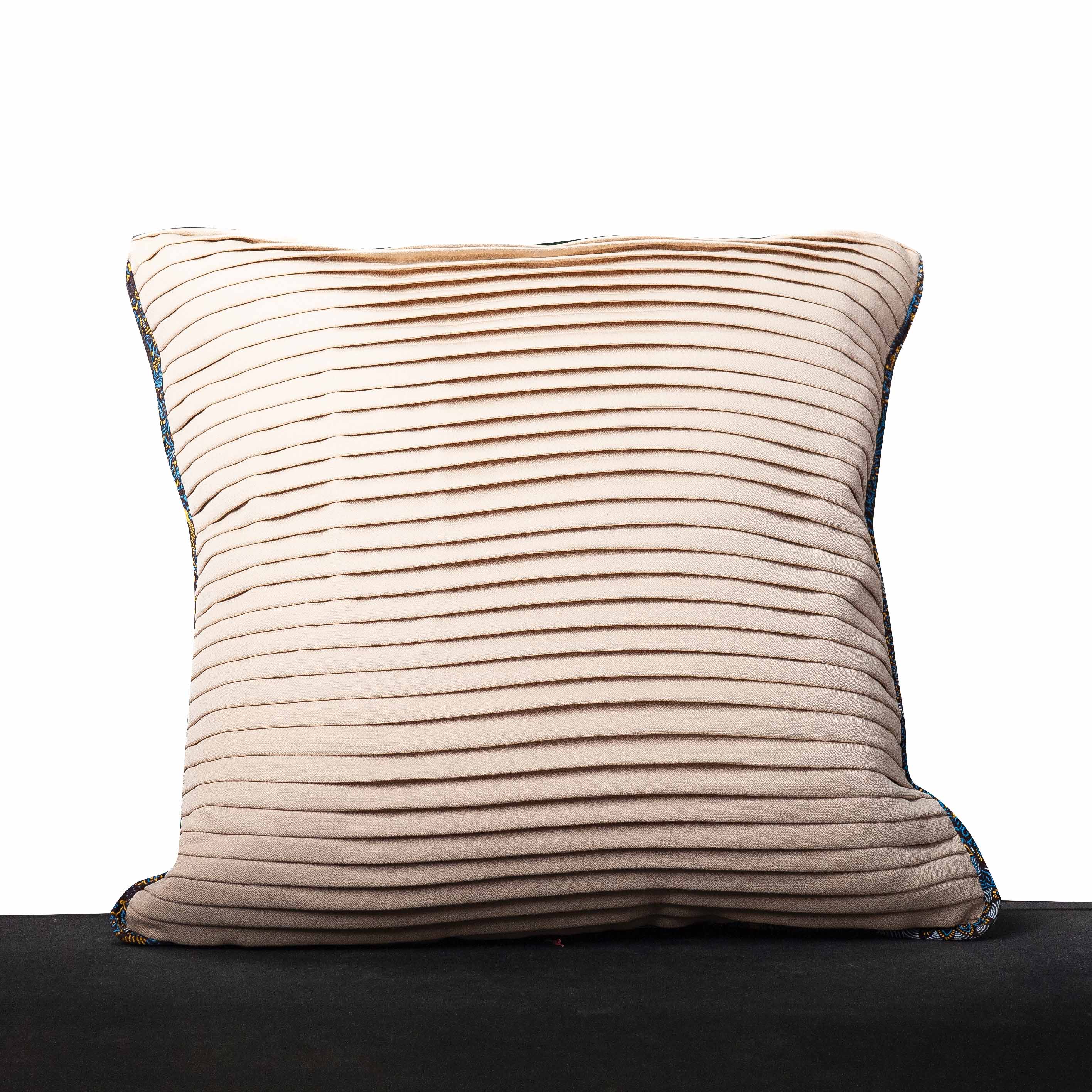 Binded Beige Cushion