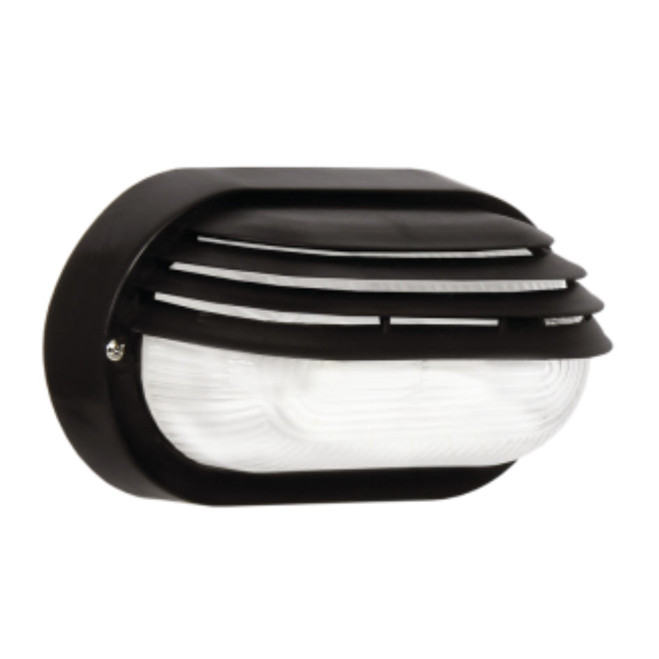 Oval Eyelid PVC Bulkhead Clear Glass