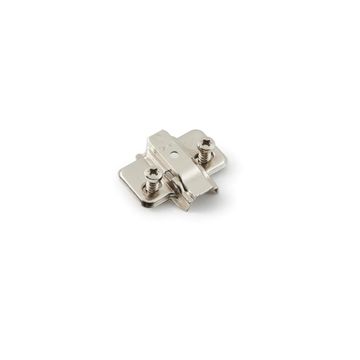 Pack of 10 TITUS T-TYPE MOUNTING PLATE, 0MM, WITH EURO SCREW