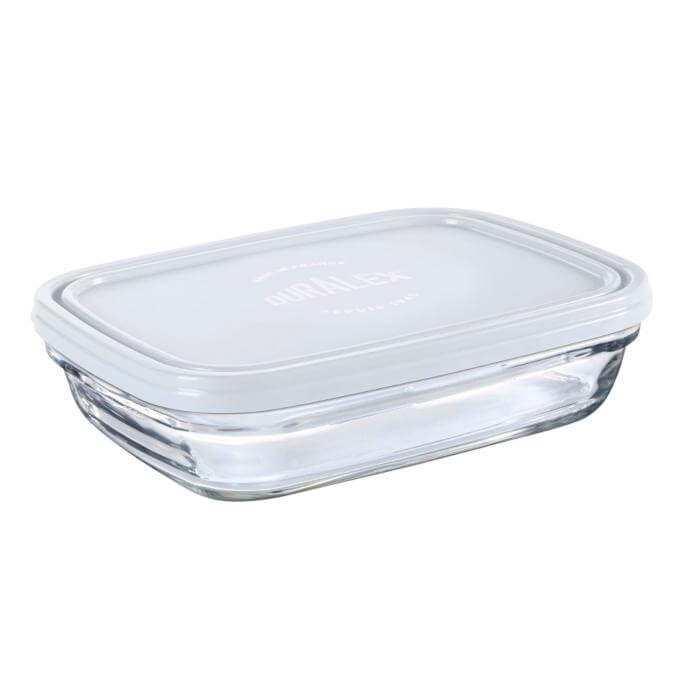 Duralex Freshbox Rectangular 800ml/Transparent Lid - Set of 1