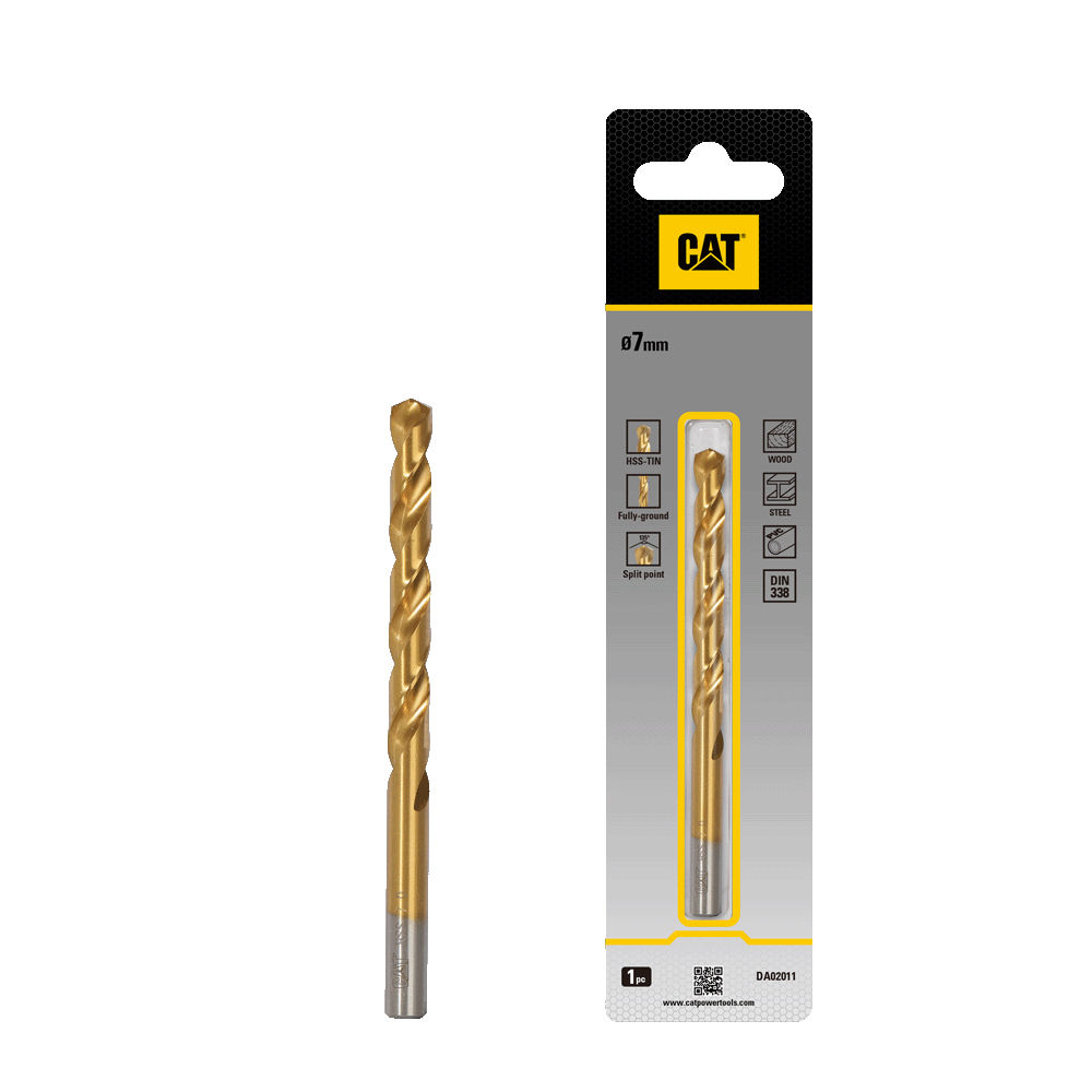 CAT HSS Drill bit 7 x 109mm(Pack1)