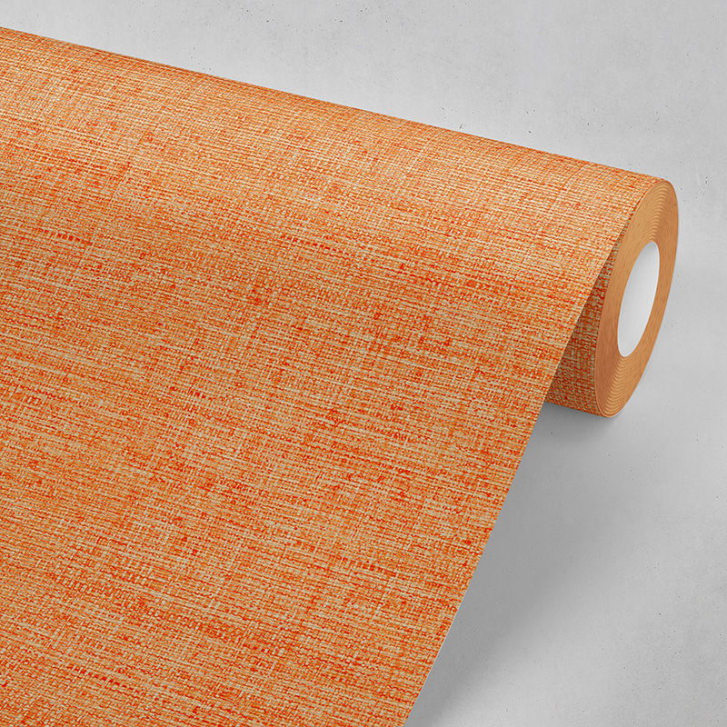 DIY Easy to Apply Wallpaper Roll in Duo Orange Red