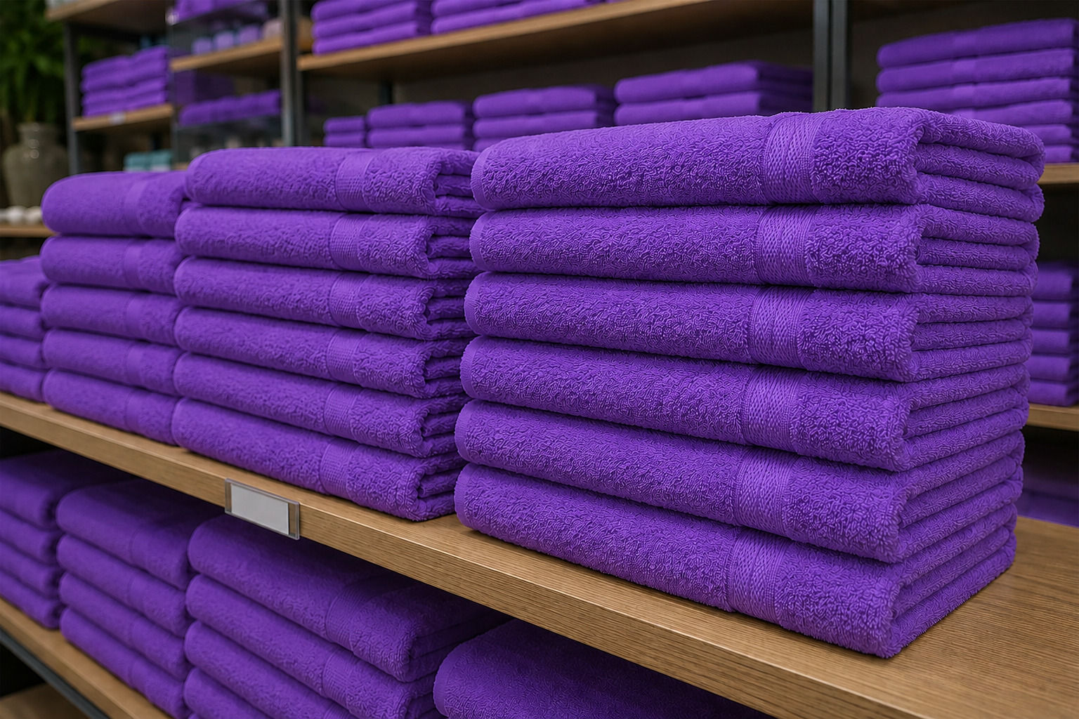 Plush 450GSM 90x150cms Bath Sheets - Royal Lilac(30pc Pack)
