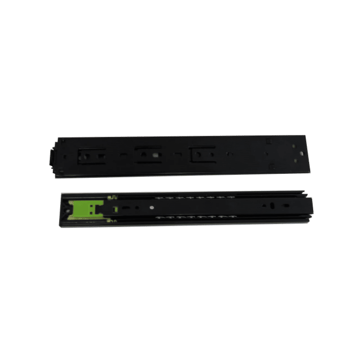 Heavy duty ball bearing slide rails 300mm (push to open)