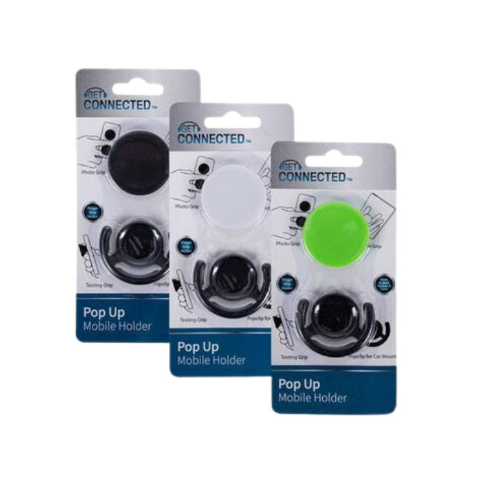 Mobile Phone Pop-Up Holder With Cradle ASSTD - Pack of 3