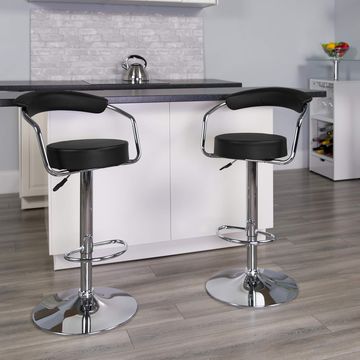 Naawdir Bar Stool Black