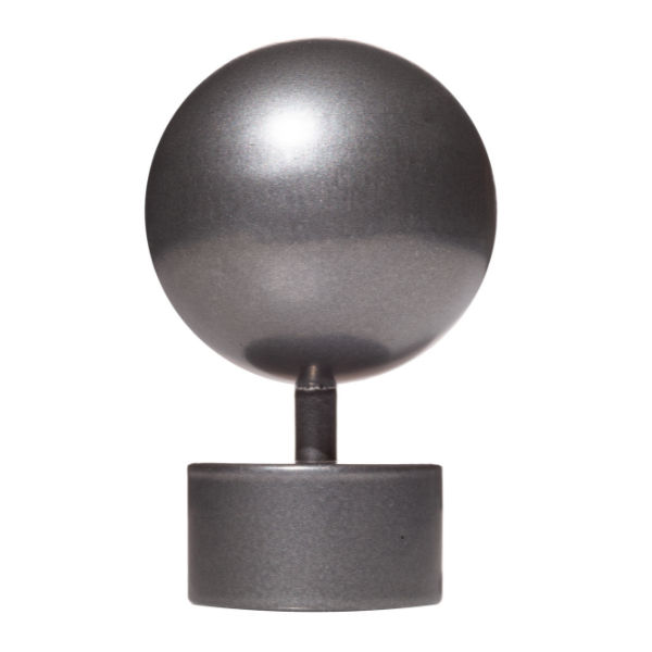 28MM BALL FINIAL GUN METAL (2PCS)