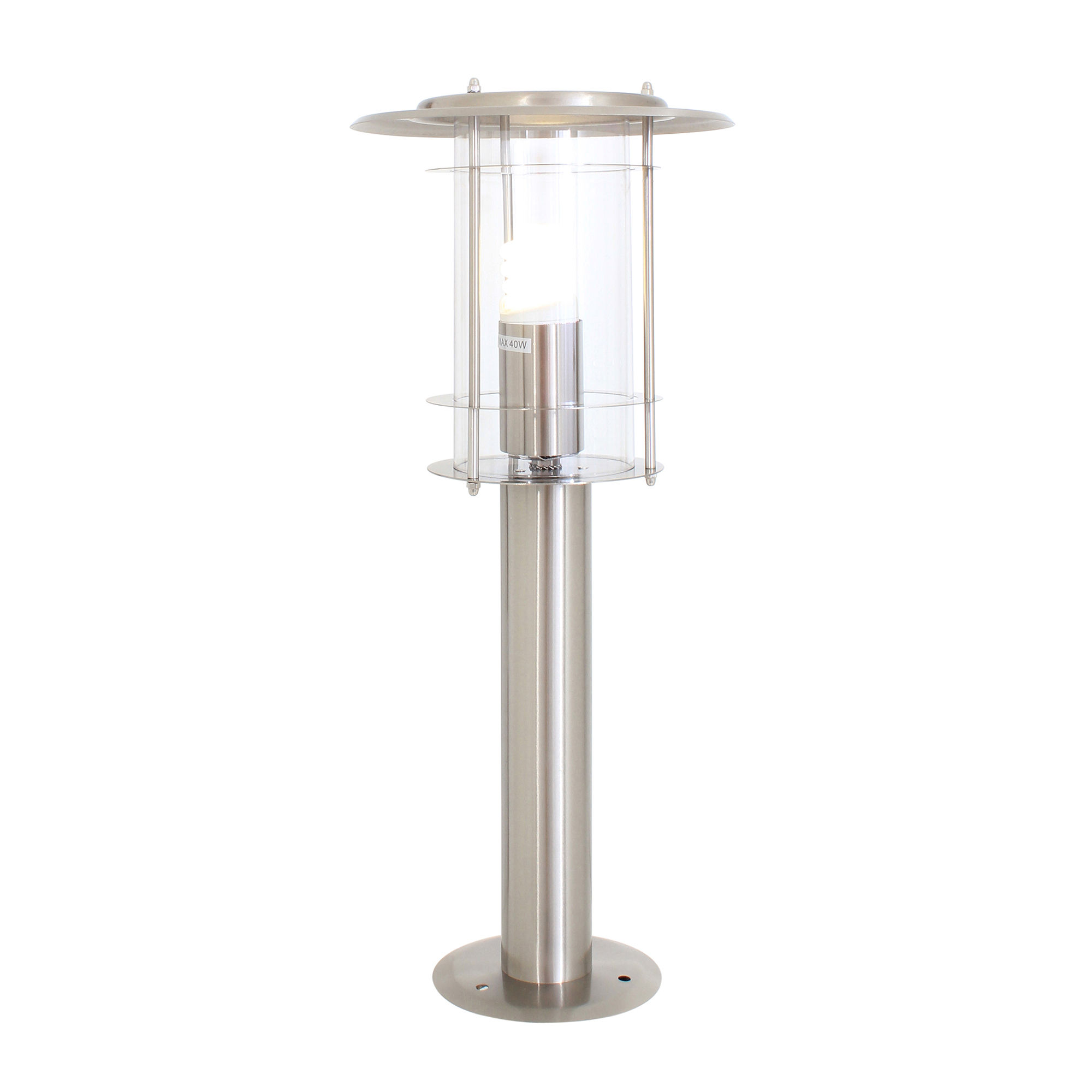 Stainless Steel Pedestal Satin Chrome