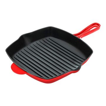 26CM Nonstick Cast Iron Skillet Griddle Gril