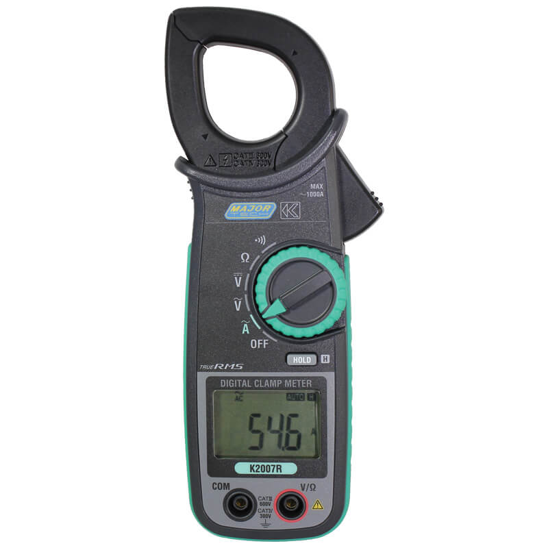 1000A AC TRMS Clamp Meter (K2007R) - Major Tech