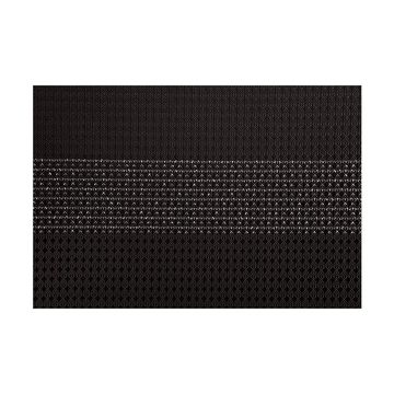 MW PLACEMAT LUREX 45X30CM BLACK 6pk