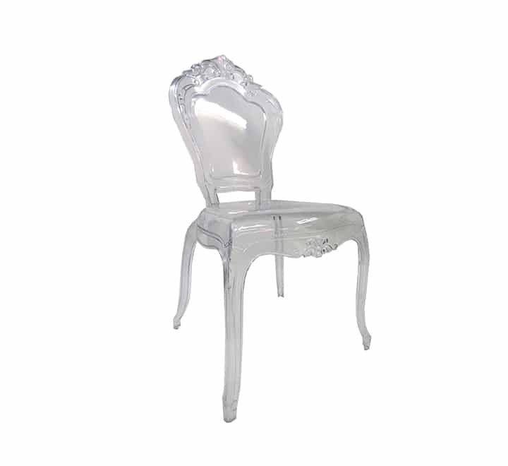 Vividitto - Wedding Dining Chair Without Arms Clear