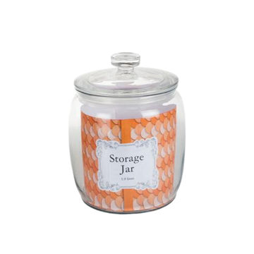 Glass Storage Jar Large 19cm x 24cm 3.9L