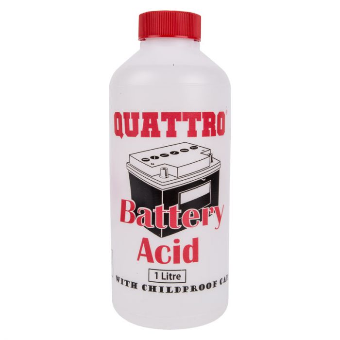 Quattro Additive Battery Distilled Water - Automotive - 1L - Bulk Pack of 6