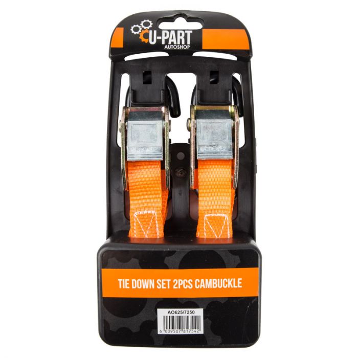 U-Part Tie Down Set Cambuckle 2 Piece