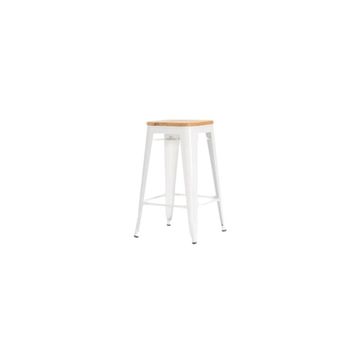 Bronx Kitchen Stool with Wood