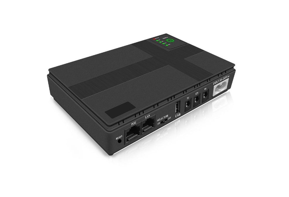 10400 mAh Mini UPS Backup Power Supply for Wifi Router and Support POE