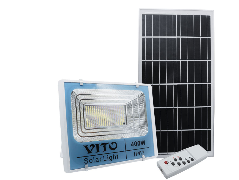 Vito 400w Solar Flood Light with Remote Control