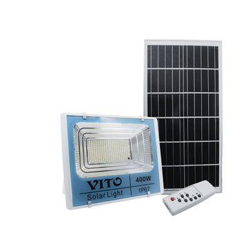 Vito 400w Solar Flood Light with Remote Control