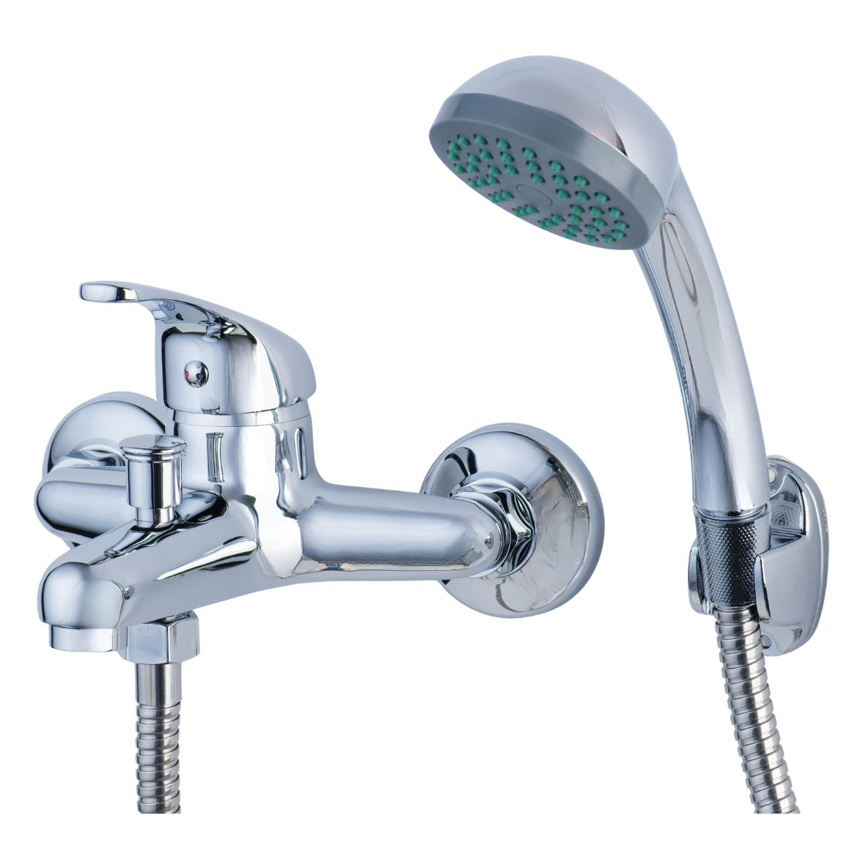 BATH MIXER WITH HAND SHOWER - CHROME
