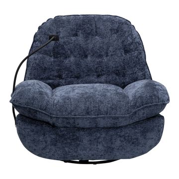 LBM Luxurious Swivel Rocker Couch-Blue