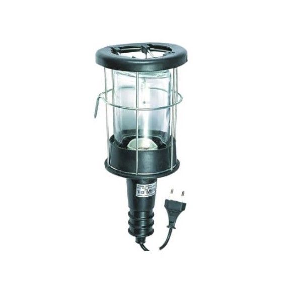 230V 60W Lead Light C/W Rubber Protection And 5M Cable E27