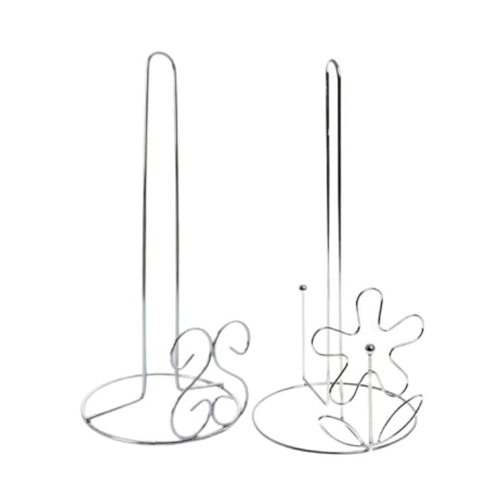 Paper Towel Holder Chrome Plated - 27cm (Pack of 2)