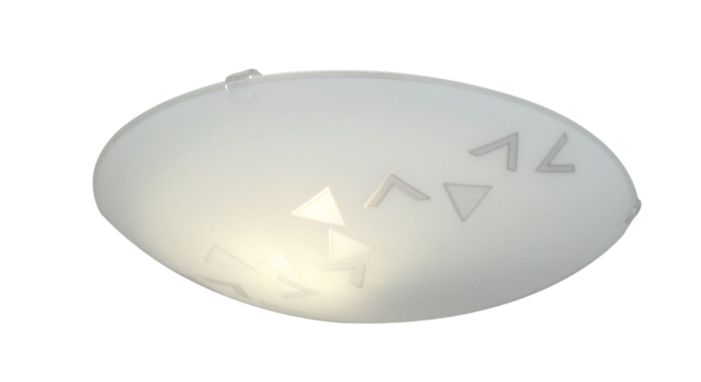 Eurolux Mars Indoor Ceiling Light Triangles White