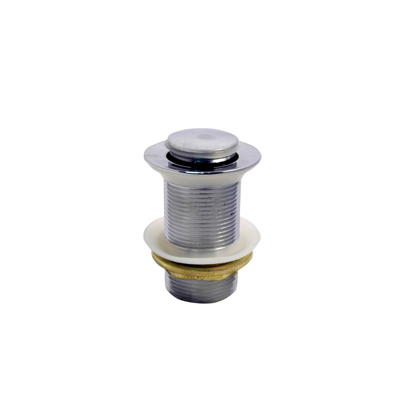 Basin Waste - Pop Up Plug - Unslotted - Br - Cp - 5 Pack