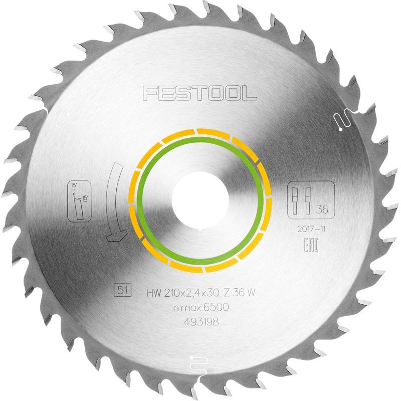Festool - Universal Saw Blade 210 x 2,4 x 30 W36 493198