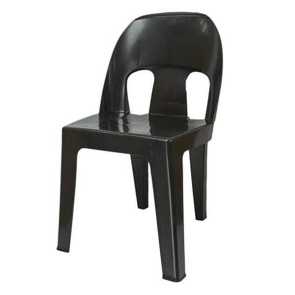 Plastic Party Chairs - Black - Heavy Duty Chair - Adult Size