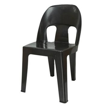 Plastic Party Chairs - Black - Heavy Duty Chair - Adult Size