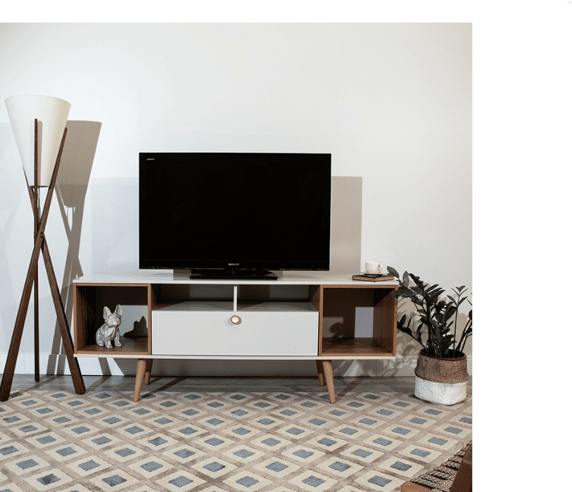 Larsen Plasma Stand 1.6m -White