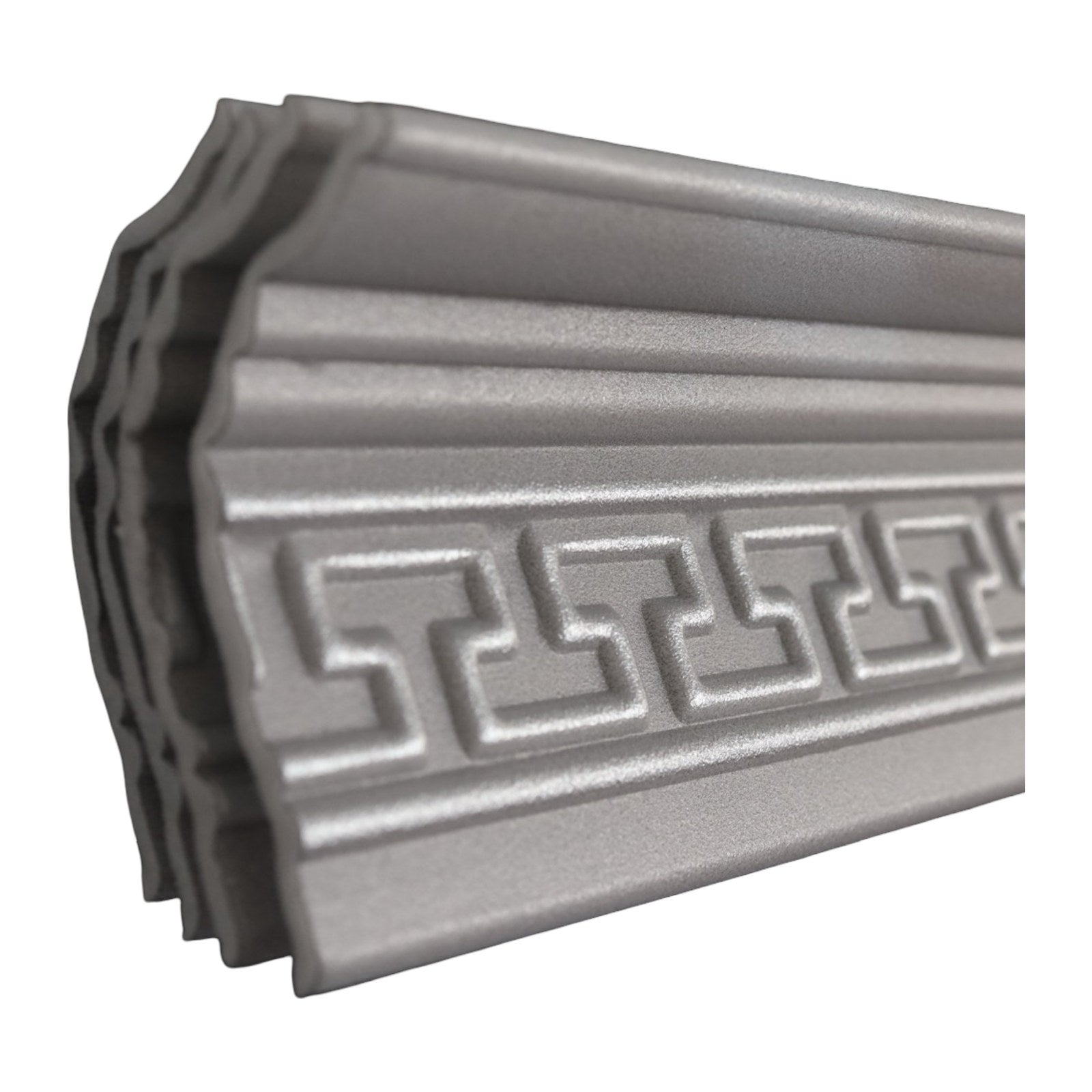 CBS Decor T17 Polystyrene Ceiling Cornice 2 m Pack of 4 - Grey And Silver