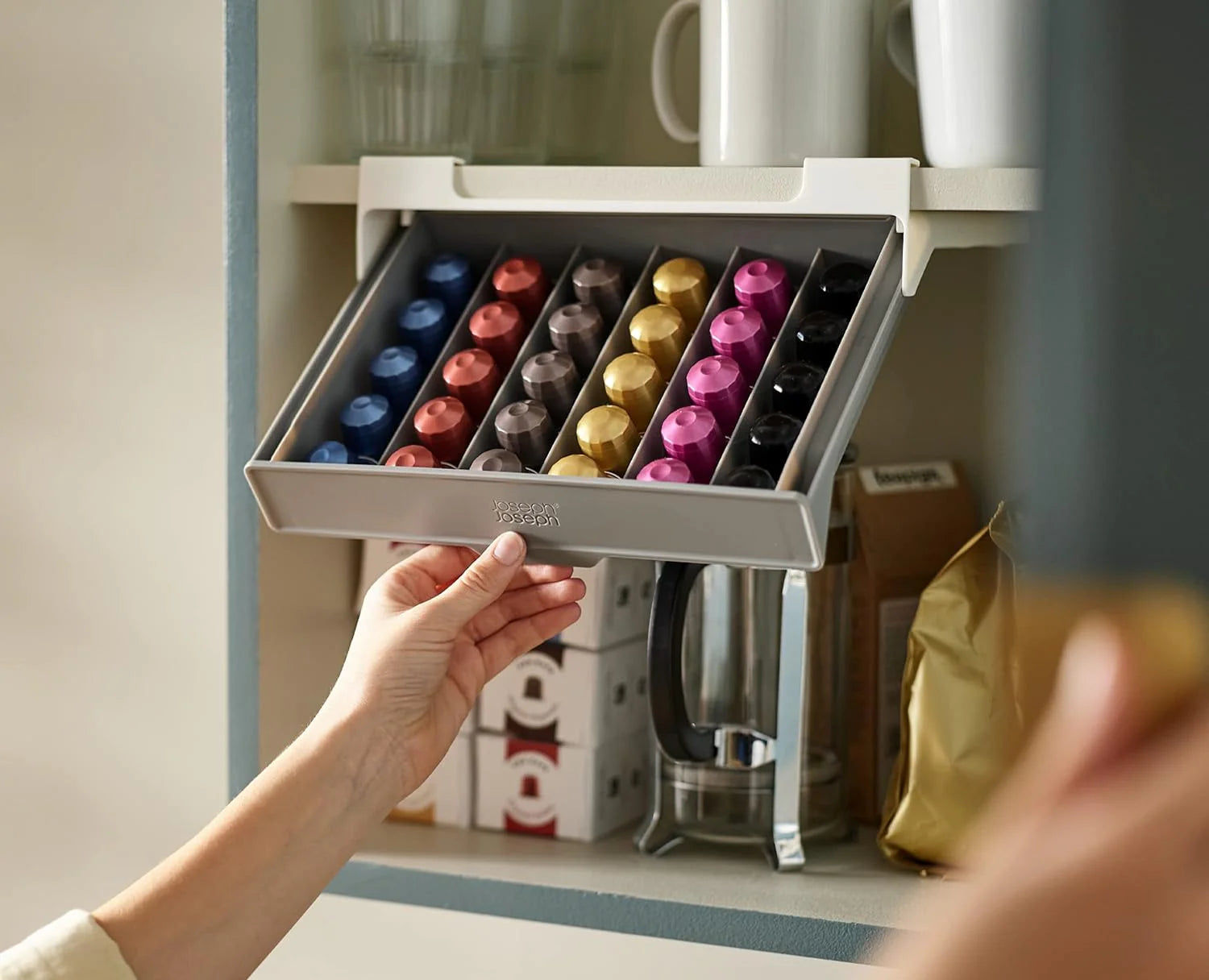 Under-shelf Coffee Pod Drawer - Fine Living