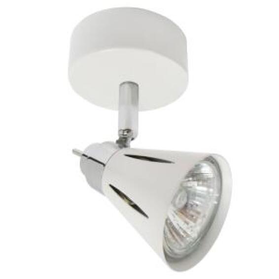 spotlight  1lt gu10 s066/1 white chrome 