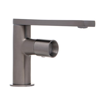Trendy Taps Premium Quality Gun Metal Short Basin Side Mixer
