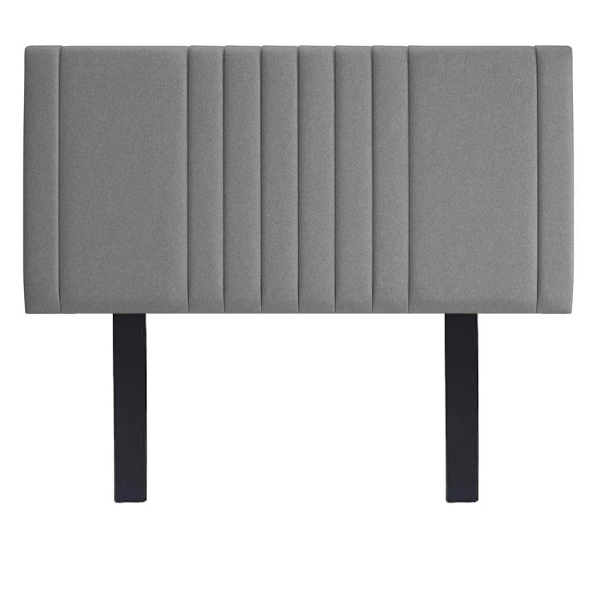 Darla Boucle Panel Headboard King Coco-Pewter