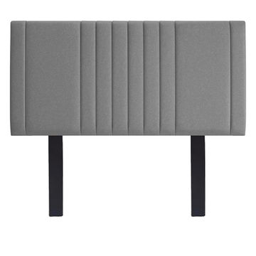 Darla Boucle Panel Headboard King Coco-Pewter