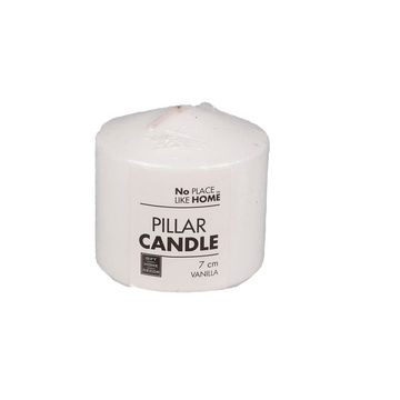 Pillar Candles - Scented - White - 7cm x 7cm - 20 Pack