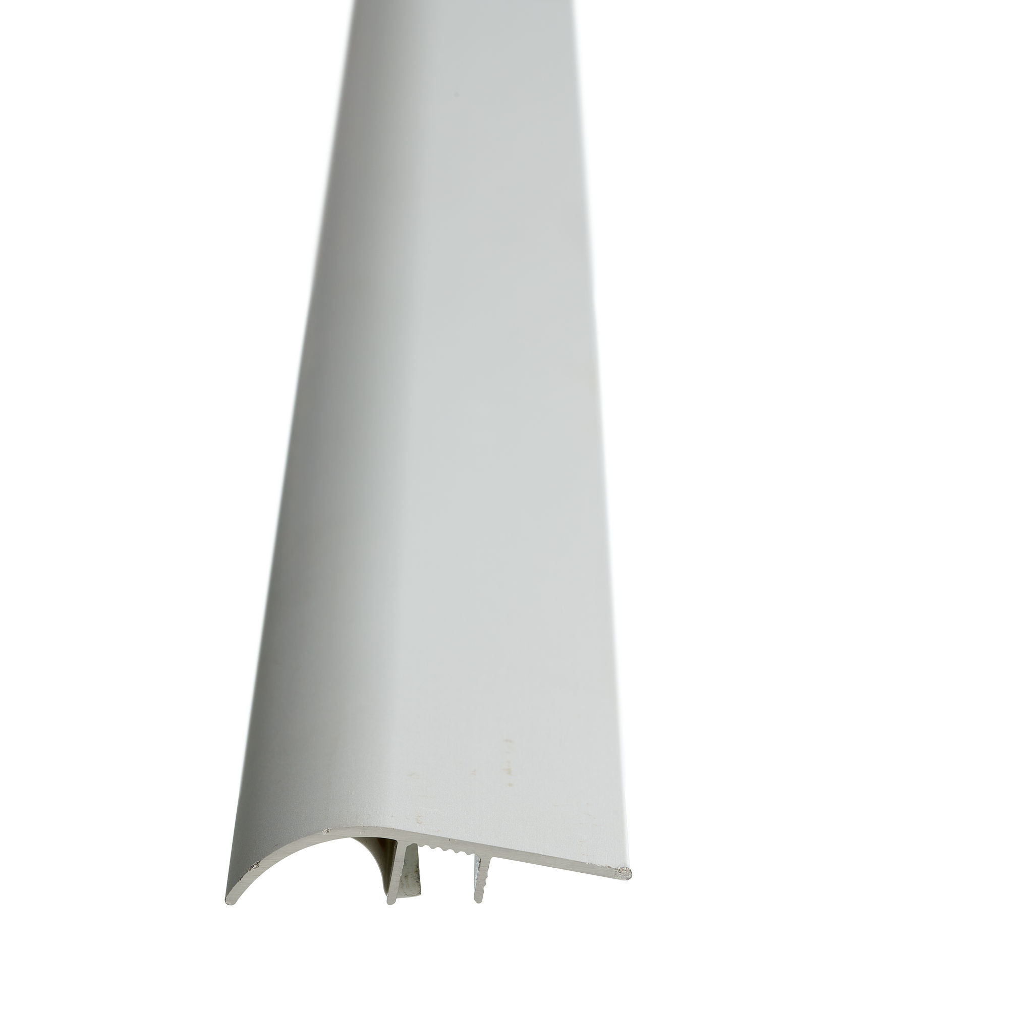 Aluminium Reducer LVT Strip Silver Undrilled 2500 x 33 Aluminium Door Strip