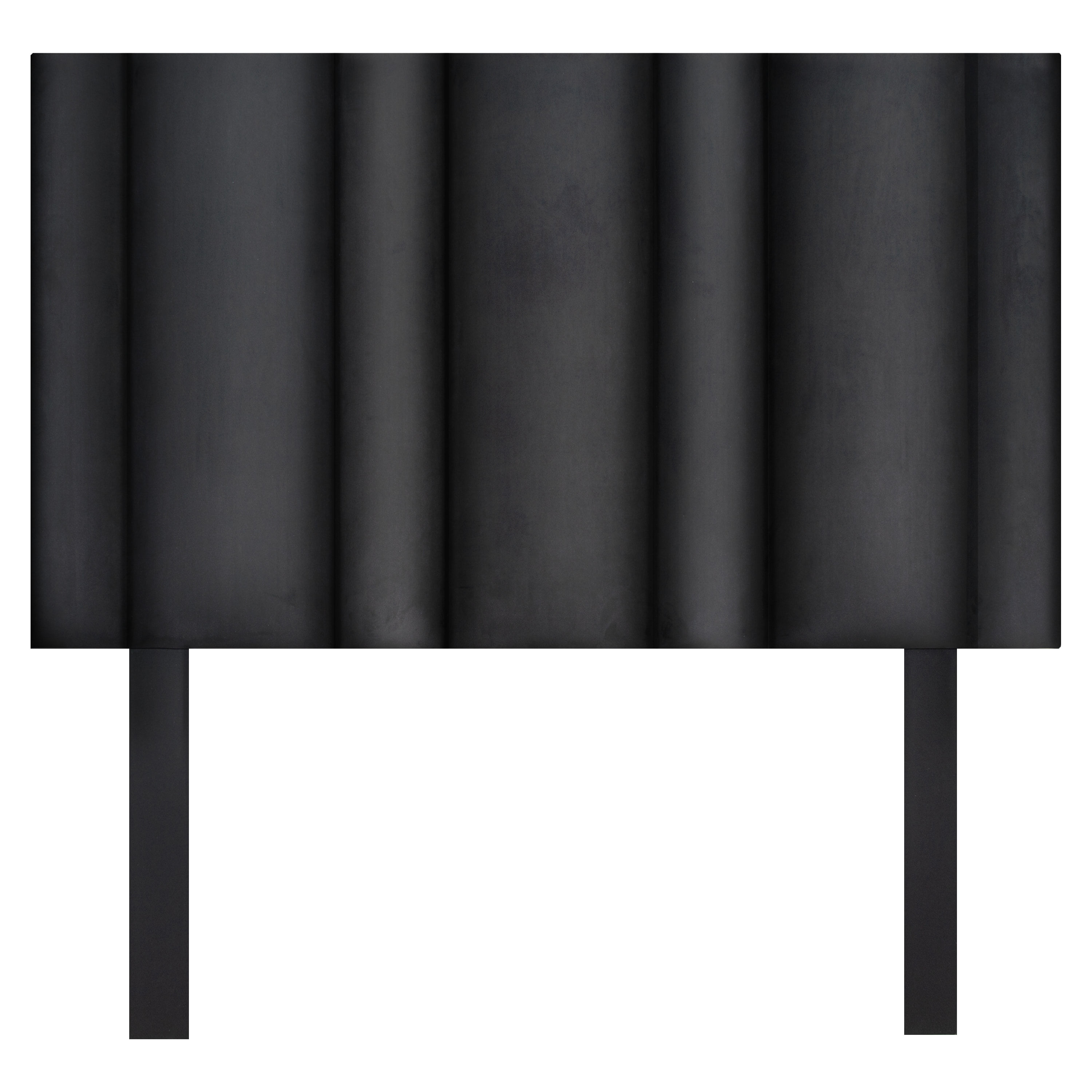 Mia Headboard - Black Velvet - Queen