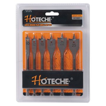 Hoteche 6 Piece Flat Wood Drill Bit Set