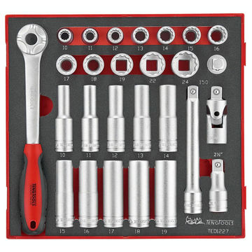 27PC 1/2inch Drive Socket Set in EVA