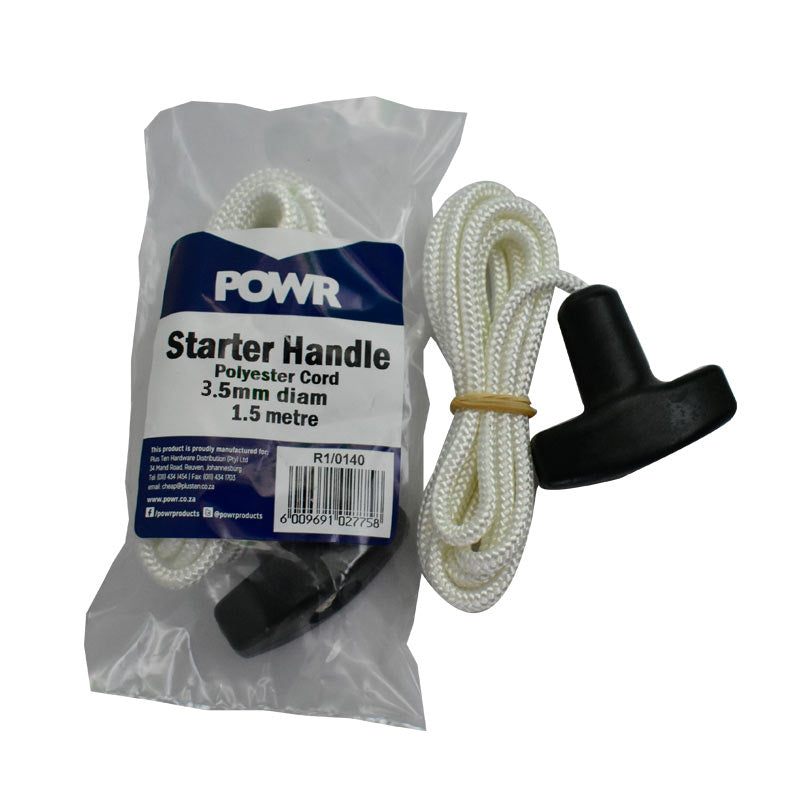 POWR Starter Cord With Handle 3.5mm x 1.5m
