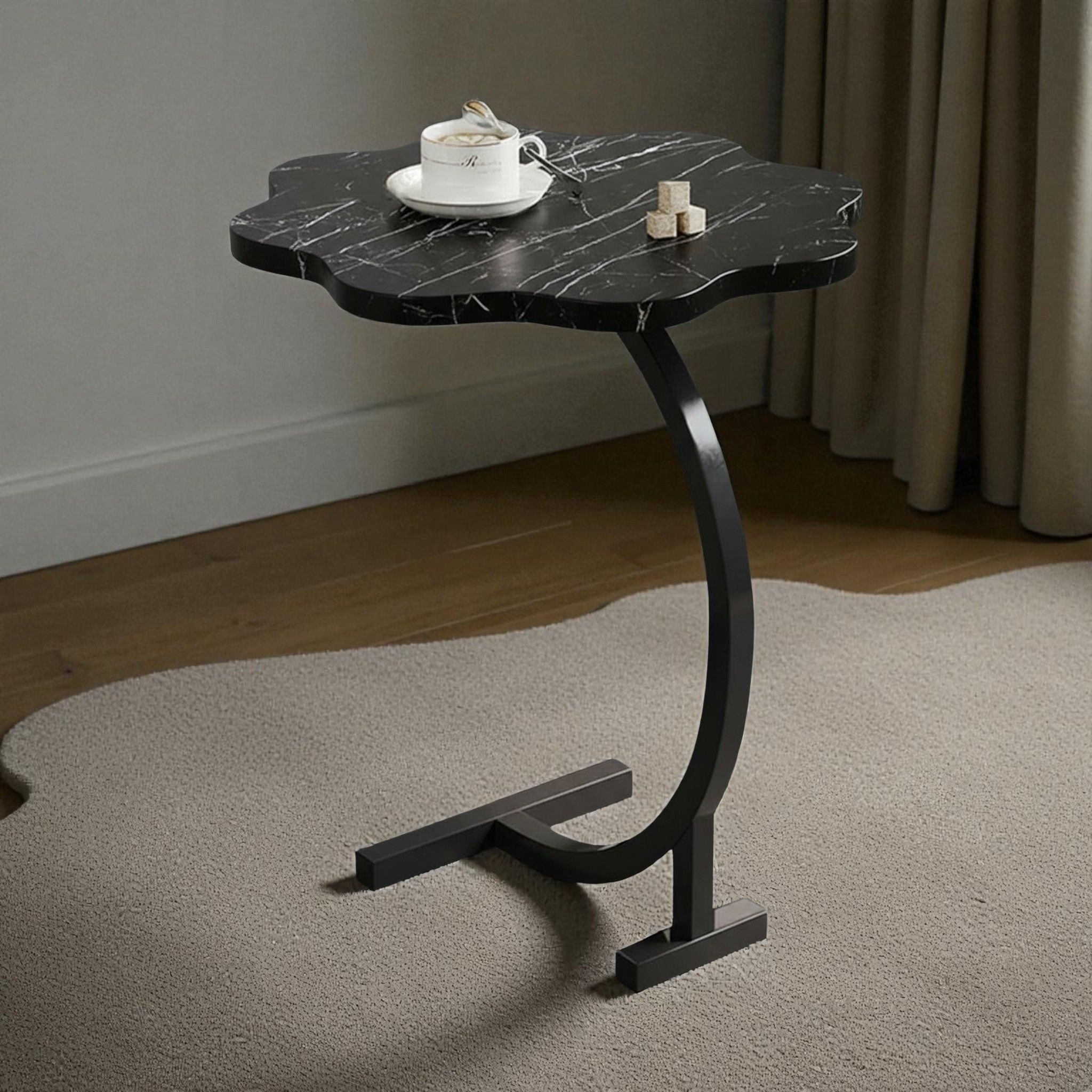Bottomless Flower Coffee Table - BLACK