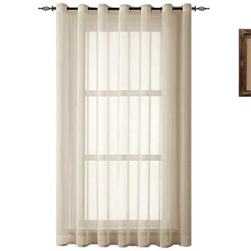 Matoc Designs Curtain - Mystic Voile - Stone - Eyelet - 400cm W x 221cm H
