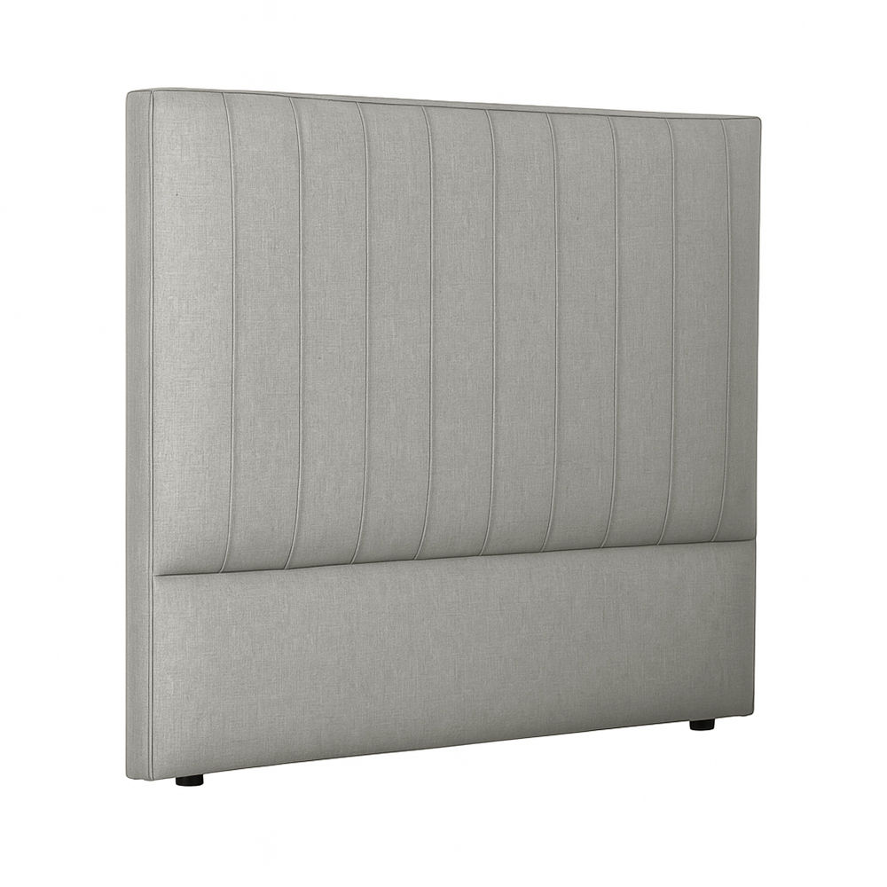 Liora Upholstered Linen Headboard Double Linen Grey