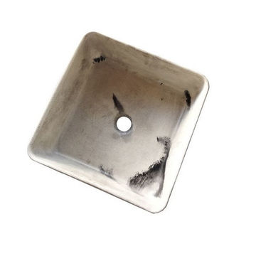 Nguni pattern grey sink 36cm x 36 x 12cm Engineered high strength concrete
