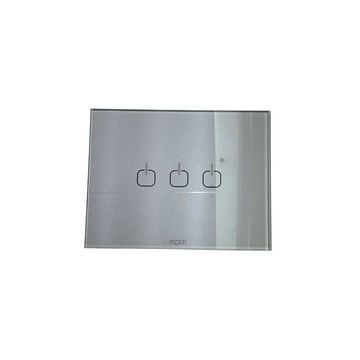 ACDC - Gewiss ICE TOUCH 3-Gang Cover Plate (Titanium)